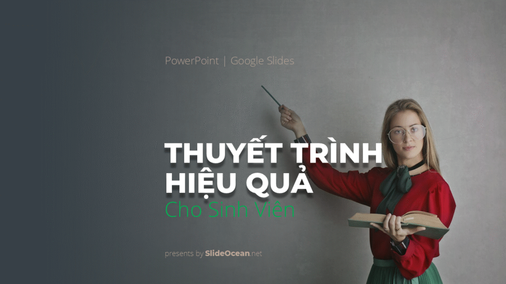 thuyết trình hiệu quả cho sinh viên - powerpoint cover