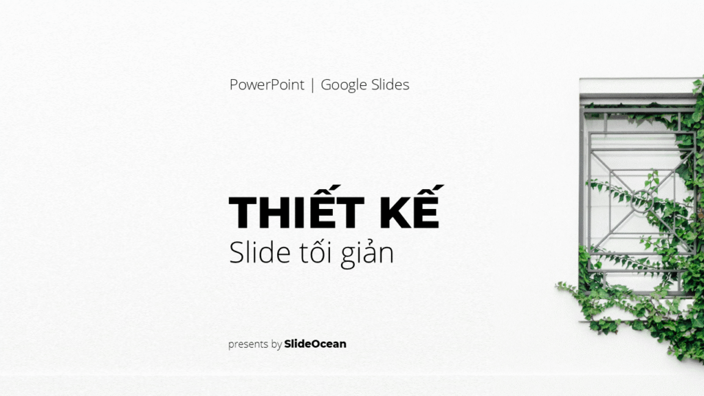 Thiết Kế Slide Tối Giản - Cover