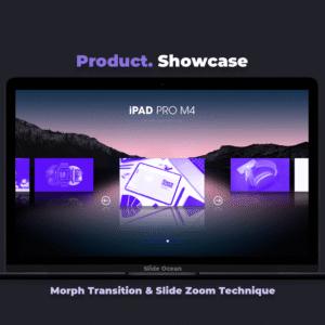 product showcase morph transition - Slide zoom - cover