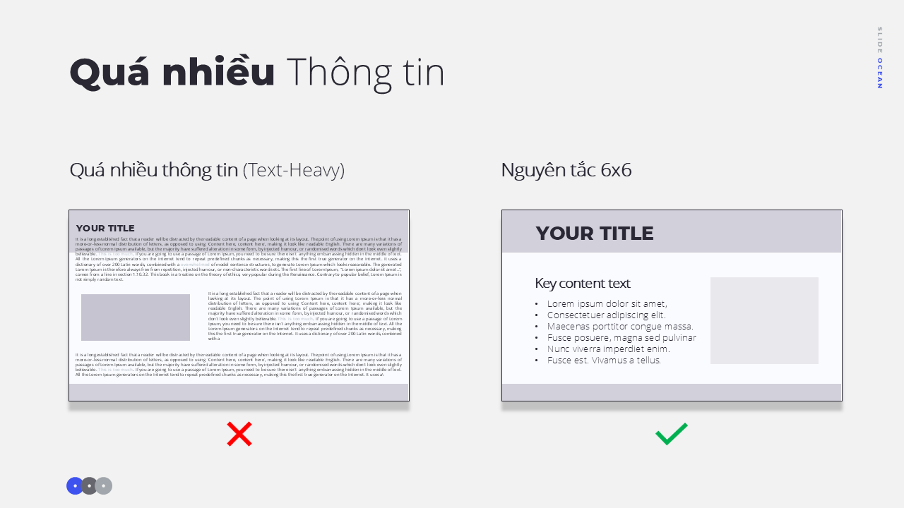 10 Sai Lầm Phổ Biến Khi Thiết Kế Slide - Quá nhiều Thông tin