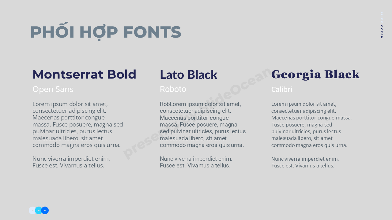 Chọn Font Chữ Cho Bài Thuyết Trình - Phối hợp fonts