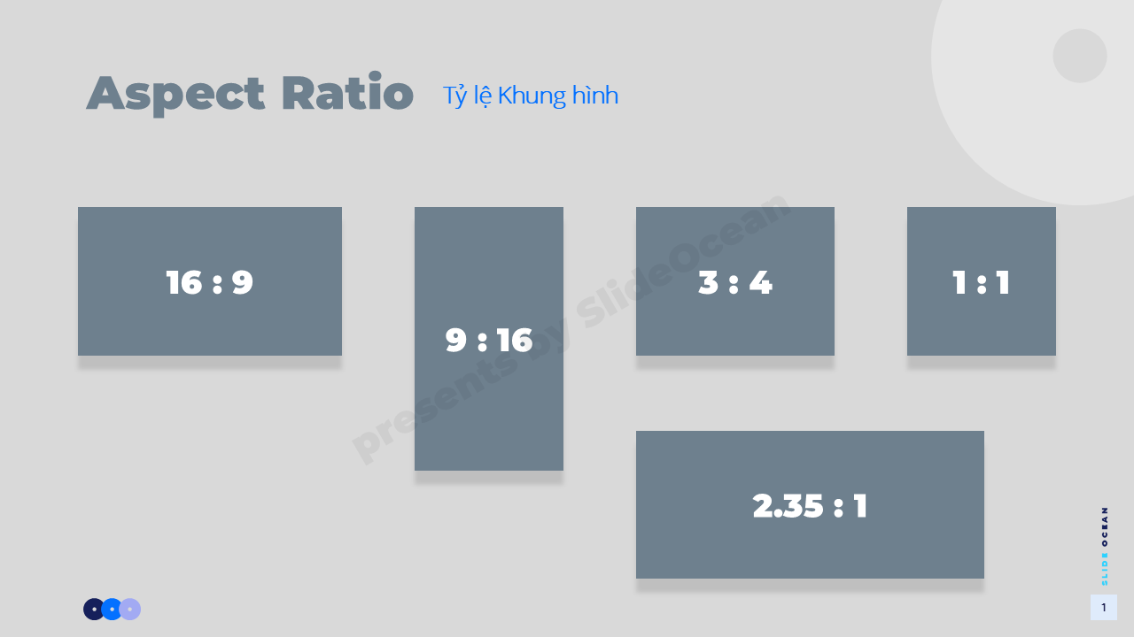 Thuật Ngữ Thiết Kế Slide - Aspect Ratio