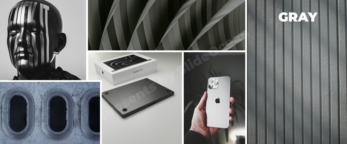 Tâm Lý Học Màu Sắc Trong Thuyết Trình - Xám - Gray