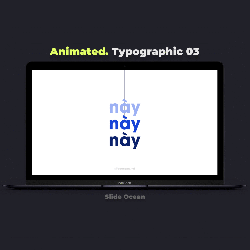 Animated Typographic PowerPoint Slides - 03