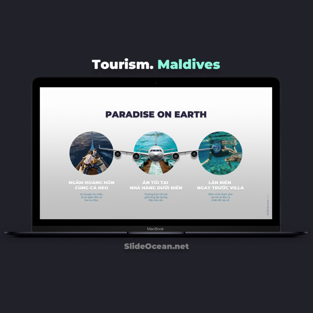 Tourism Maldives - Morph Transition - Cover Slide