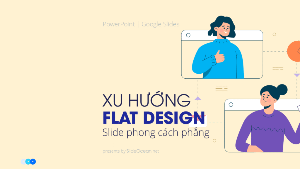 Xu Hướng Slide Phong Cách Phẳng (Flat Design) 2025 - Cover