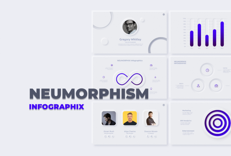 Neumorphism Infographic - cover