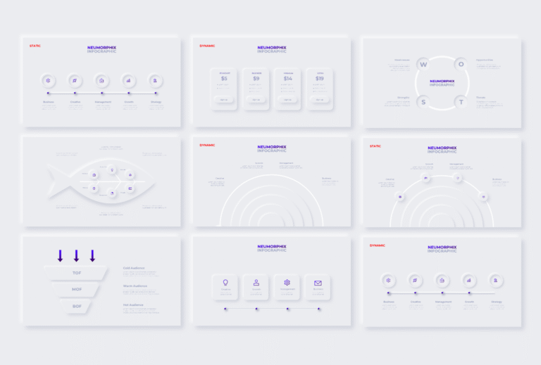 Neumorphism Infographic