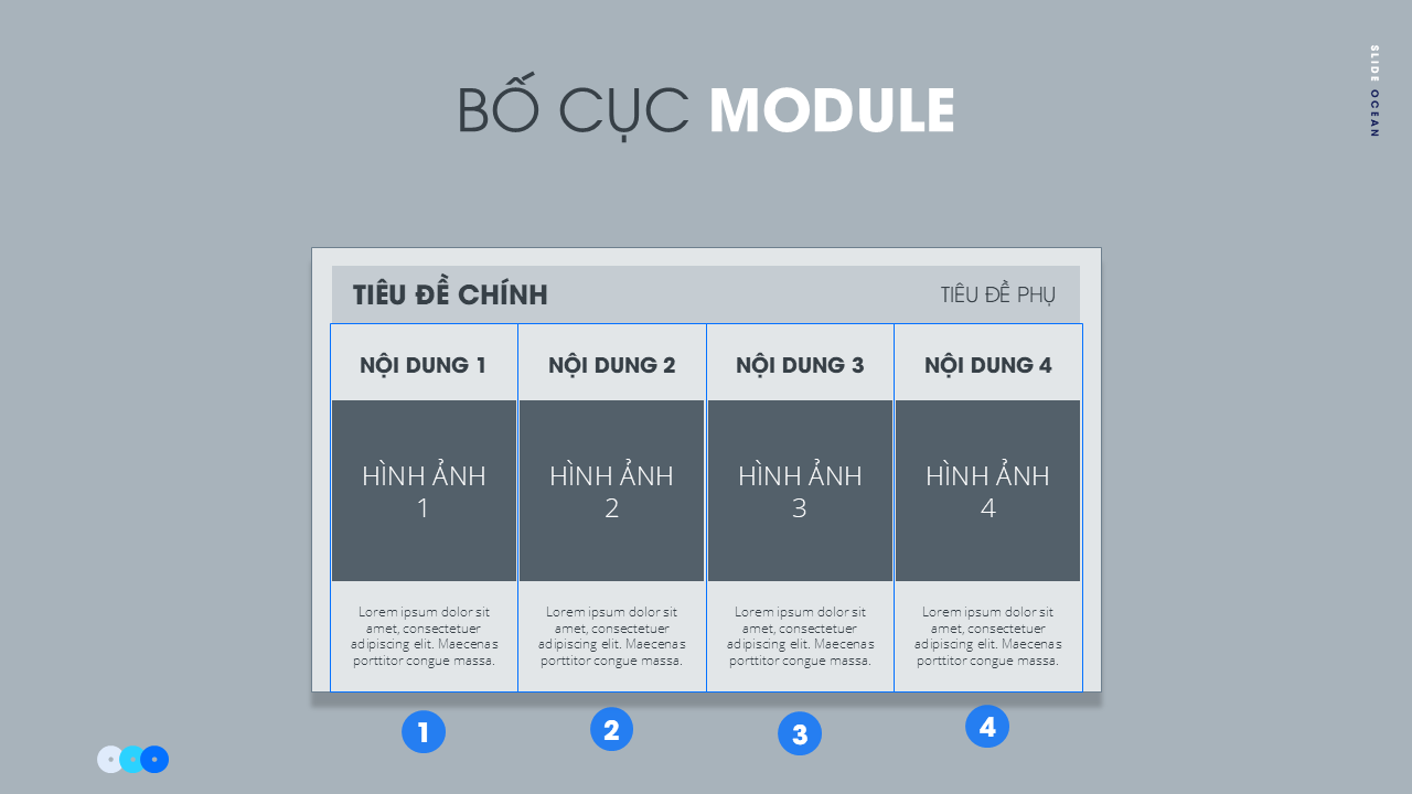 Grid và Alignment - Nền Tảng Của Thiết Kế Slide Đẹp - bố cục module