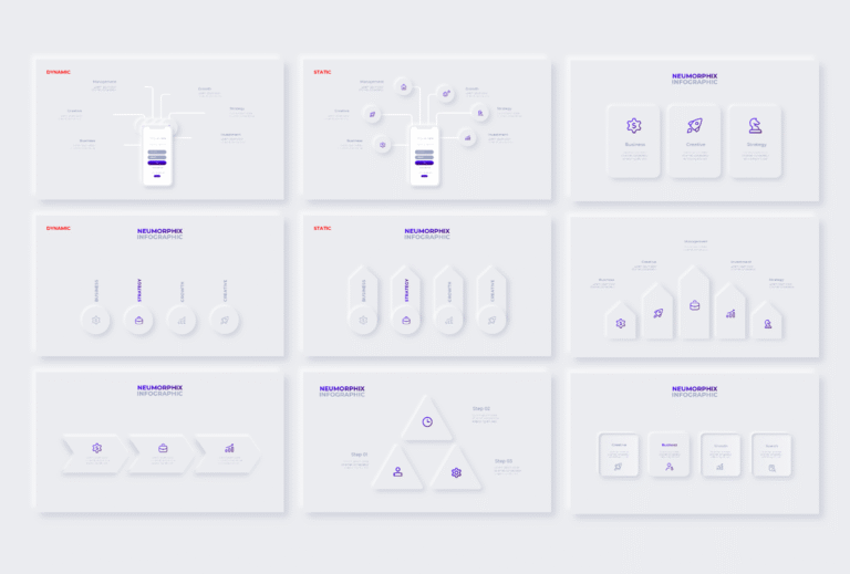 Neumorphism Infographic