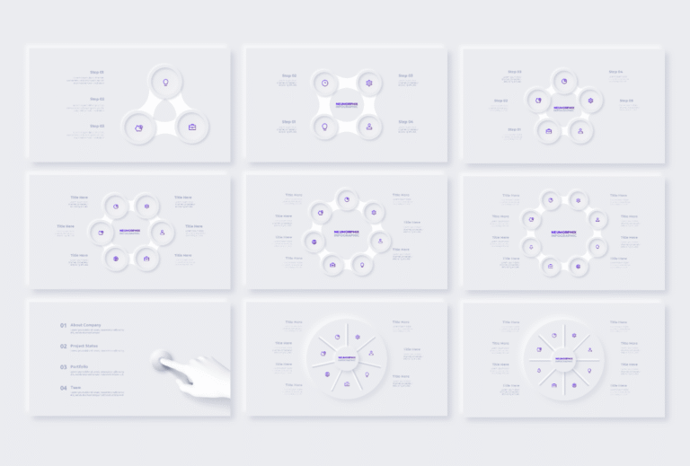 Neumorphism Infographic