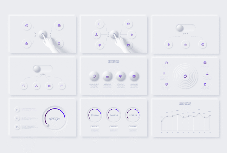 Neumorphism Infographic