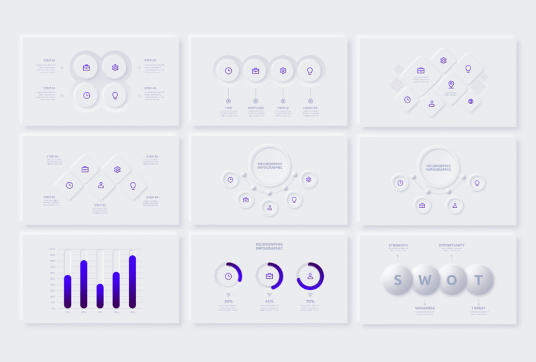 Neumorphism Infographic