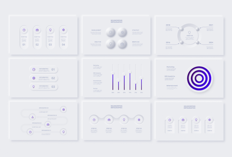 Neumorphism Infographic