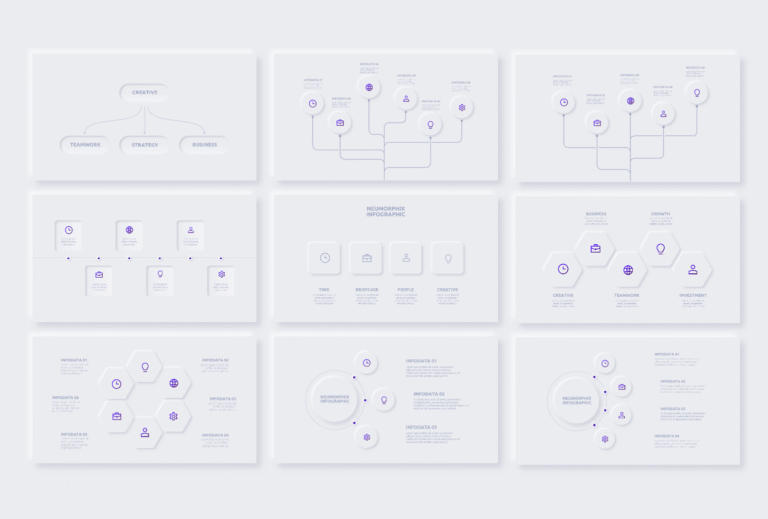 Neumorphism Infographic