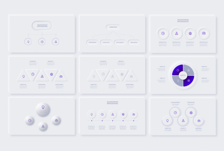 Neumorphism Infographic