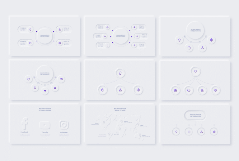 Neumorphism Infographic