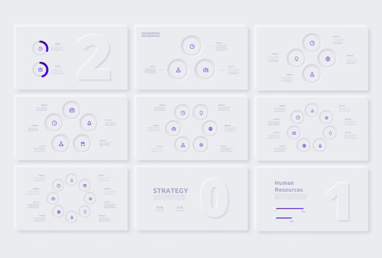 Neumorphism Infographic