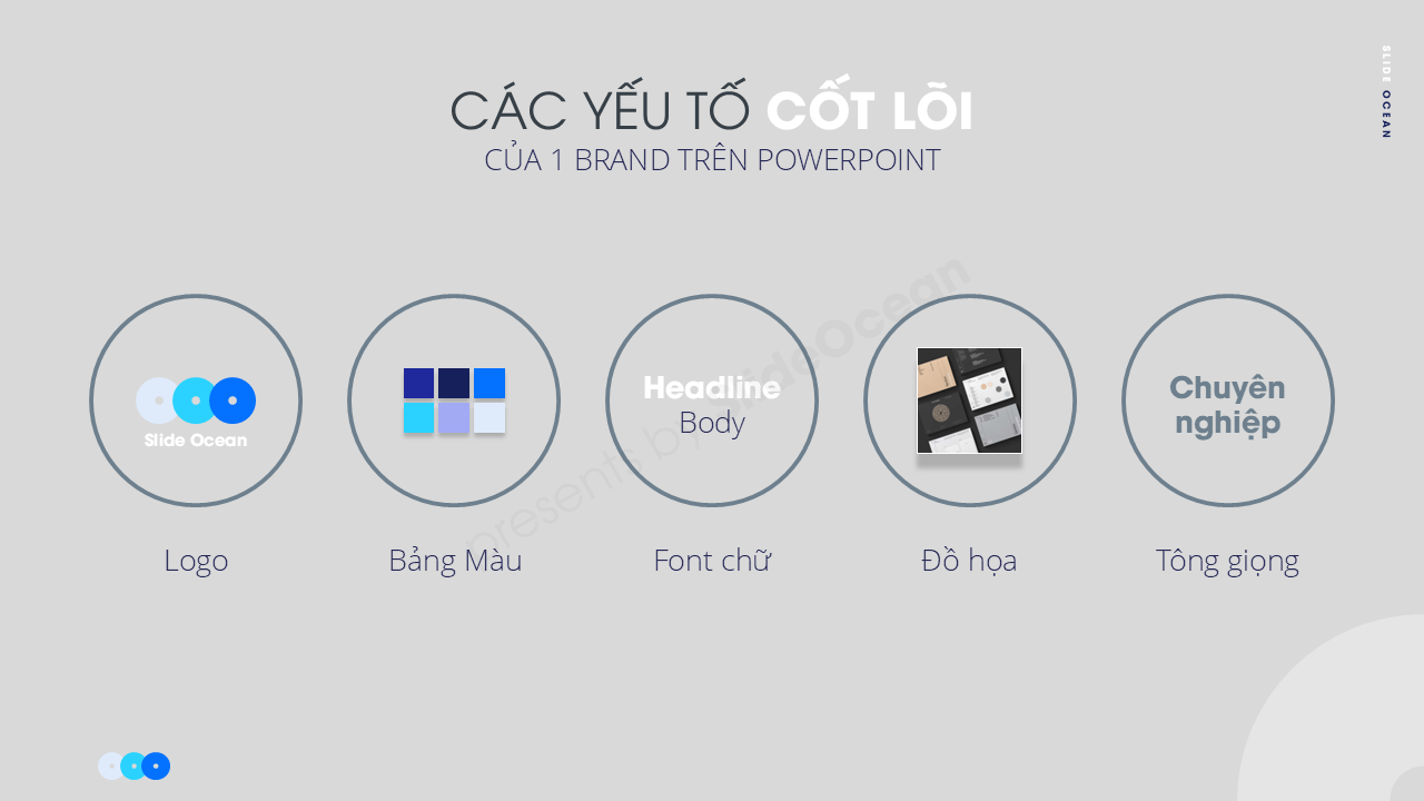 Hướng dẫn xây dựng Brand Guidelines cho PowerPoint: Nâng tầm thương hiệu của bạn - Các yếu tố cốt lõi