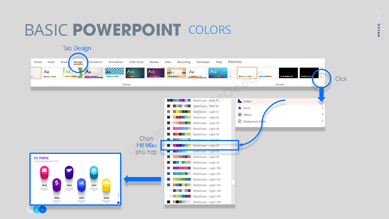 PowerPoint Cơ Bản Cho Người Mới Bắt Đầu - colors