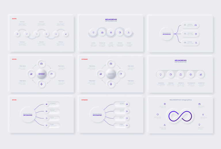 Neumorphism Infographic