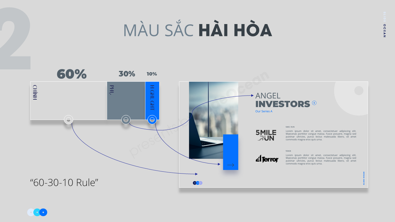 6 Mẹo Thiết Kế Slide PowerPoint Đơn Giản Và Hiệu Quả - Màu sắc hài hòa
