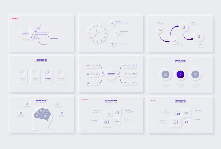 Neumorphism Infographic