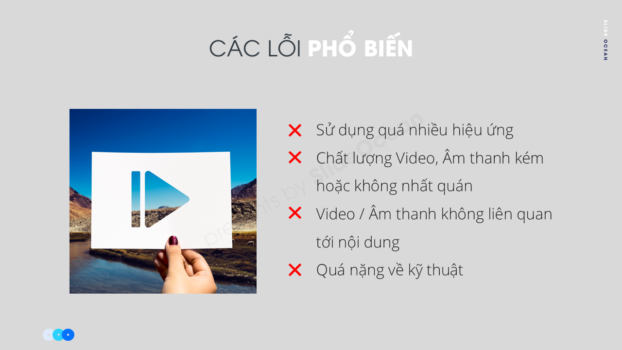 Bí Quyết Sử Dụng Video và Âm Thanh Trong Thuyết Trình: Nâng Cao Trải Nghiệm Khán Giả - Lỗi phổ biến