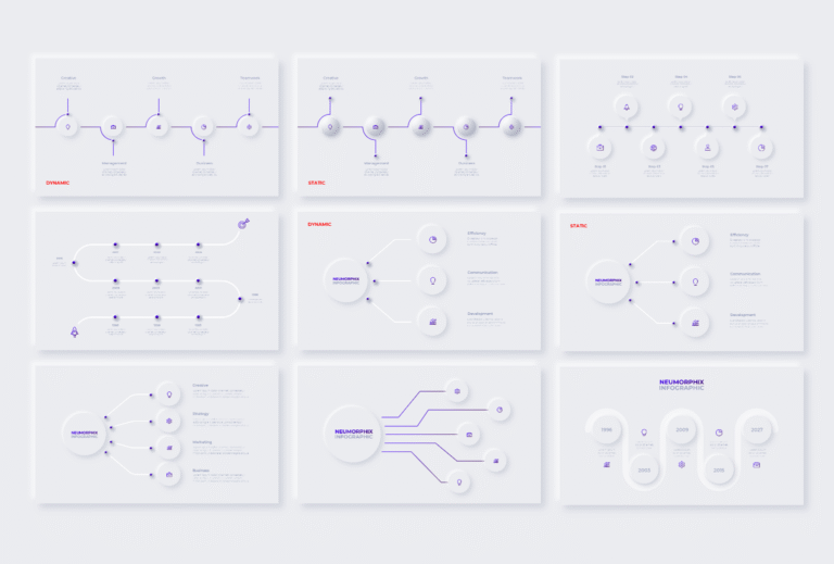 Neumorphism Infographic