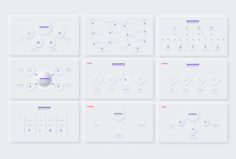 Neumorphism Infographic