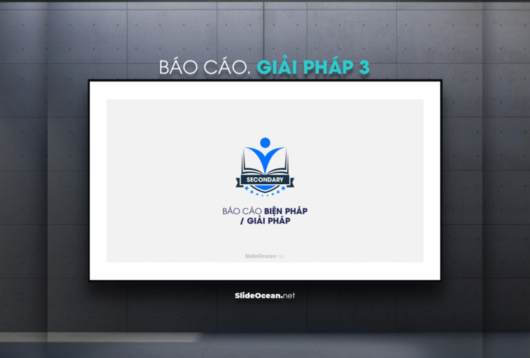 PowerPoint Slides Templates – Bộ Báo cáo Biện pháp & Giải pháp 03 cover 2