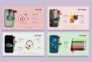 Bộ Báo Cáo Biện Pháp / Dự Án 05 – PowerPoint Reporting Templates Cover - Mobile1