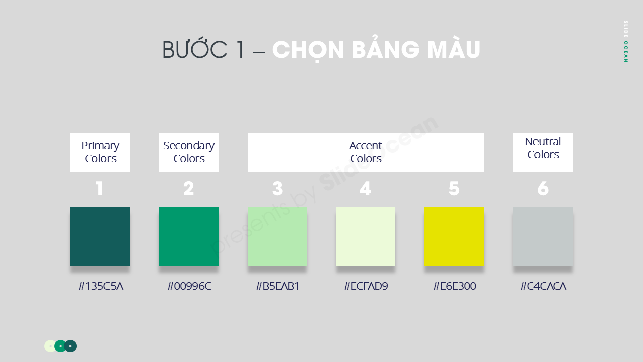 Cách Tạo và Sử Dụng Custom Color Palette Trong PowerPoint: Nâng Tầm Thiết Kế và Nhận Diện Thương Hiệu - Chọn bảng màu