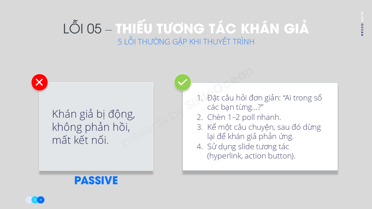 5 lỗi thường gặp khi thuyết trình và cách tránh - Lỗi 5: Thiếu sự tương tác với khán giả