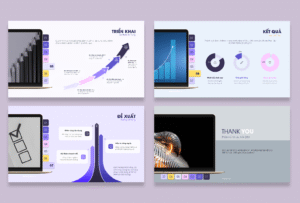 Bộ Báo Cáo Biện Pháp / Dự Án 05 – PowerPoint Reporting Templates Cover - Laptop3