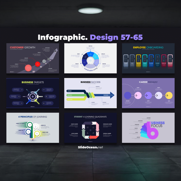FREE PowerPoint - ANIMATED Infographic Slides - Mẫu 57-65 Cover
