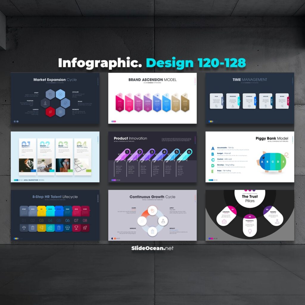 FREE PowerPoint - ANIMATED Infographic Slides - Mẫu 120-128 Cover