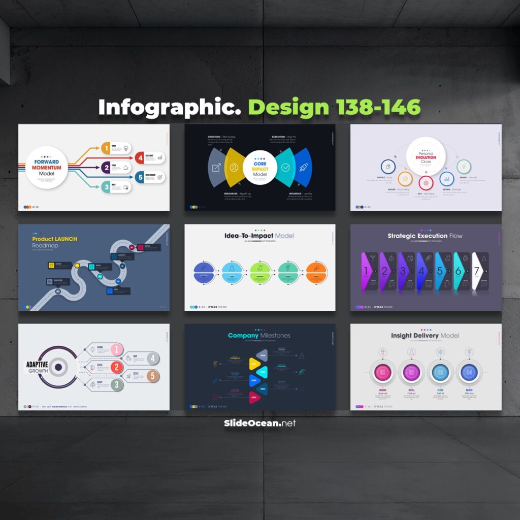 FREE PowerPoint - ANIMATED Infographic Slides - Mẫu 138-146 Cover