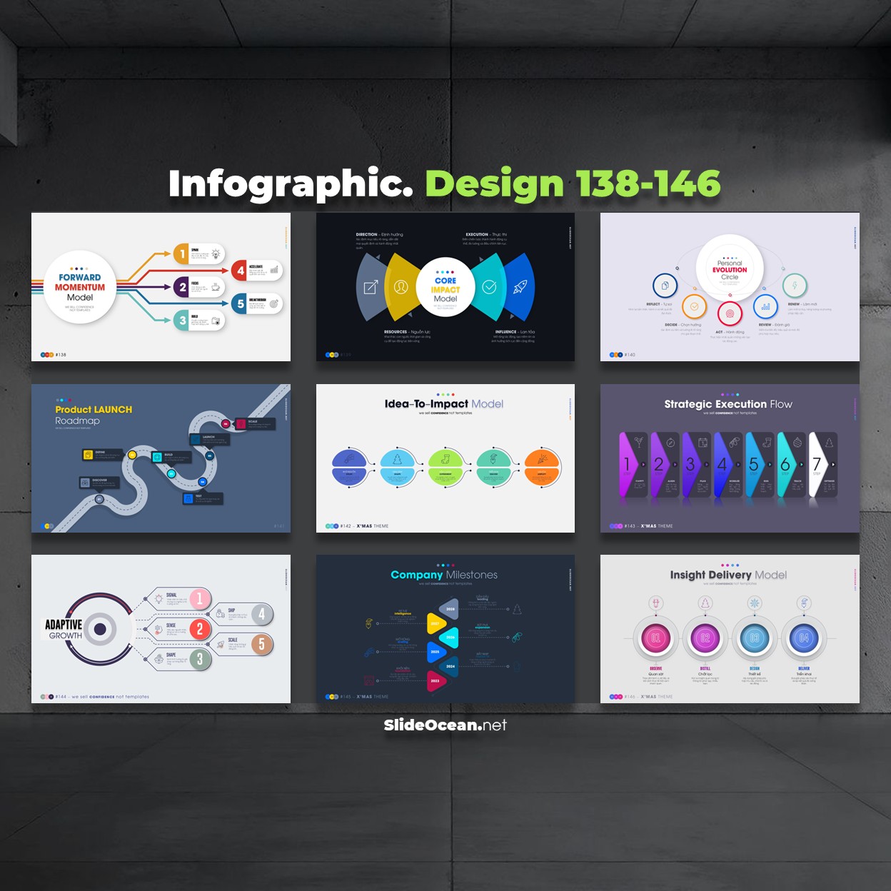 FREE PowerPoint - ANIMATED Infographic Slides - Mẫu 138-146 Cover