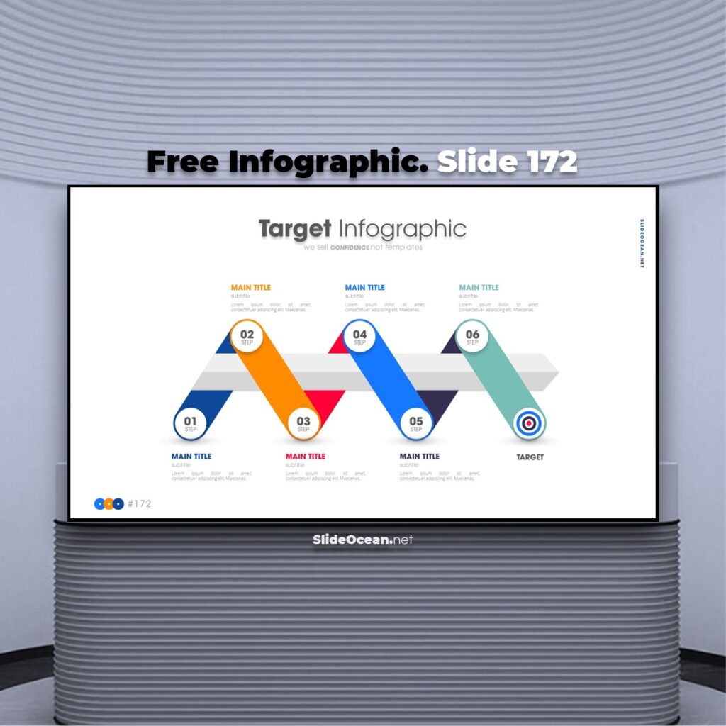 172. Animated Infographic PowerPoint Slides 172 - Target Infographic Cover