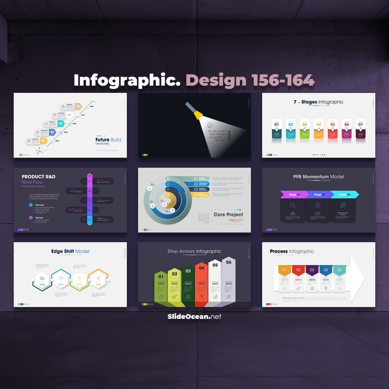 FREE PowerPoint - ANIMATED Infographic Slides - Mẫu 156-164 Cover