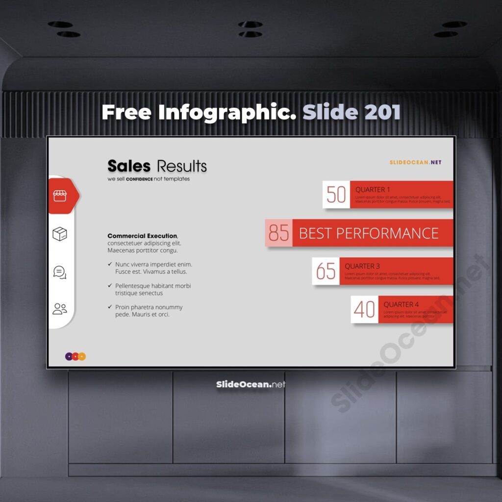 201. Animated Infographic PowerPoint Slides 201 - Quarterly Report Morph Cover