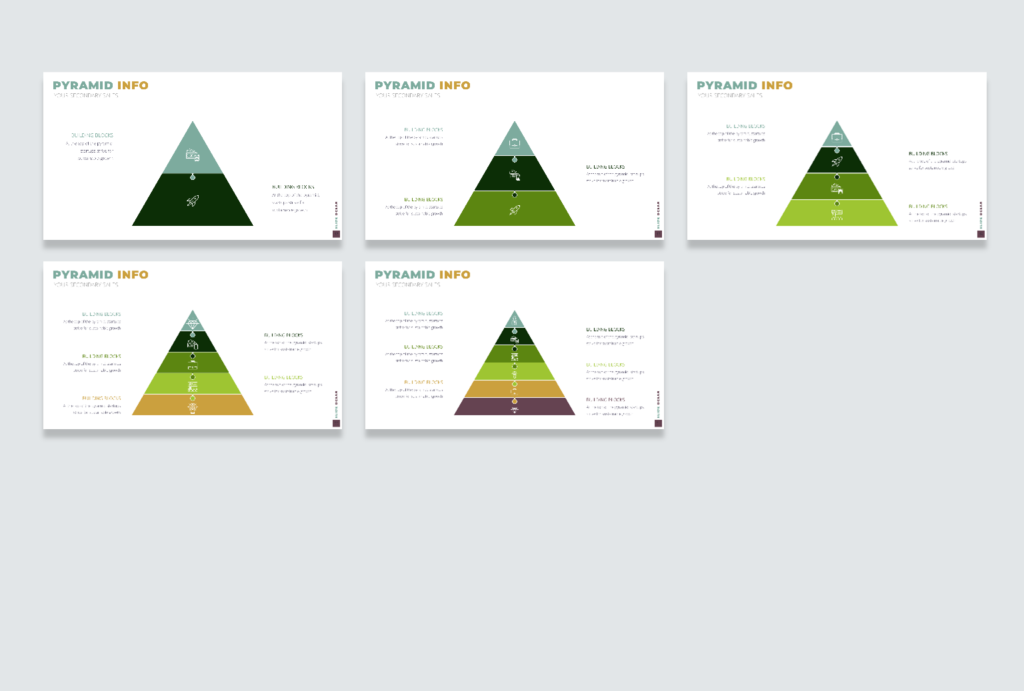 Pyramid Infographic - Slide Ocean - Mẫu Powerpoint Chuyên Nghiệp