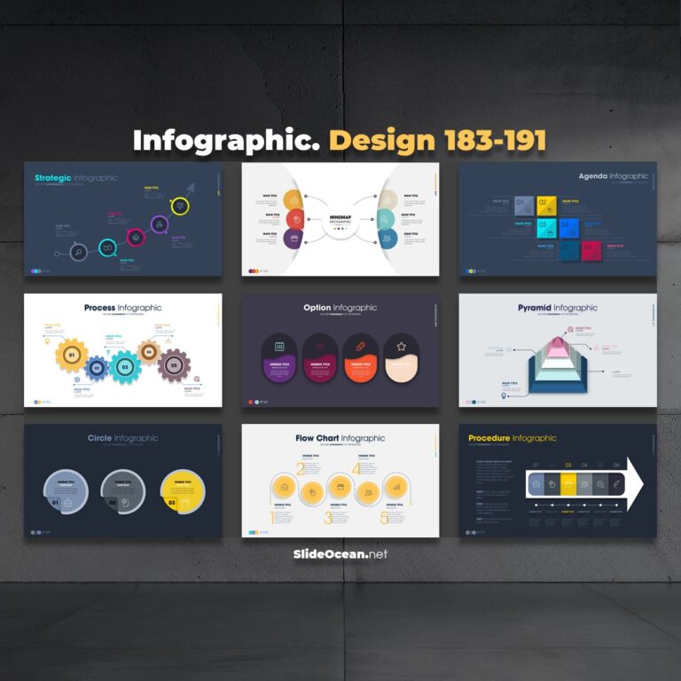 FREE PowerPoint - ANIMATED Infographic Slides - Mẫu 183-191