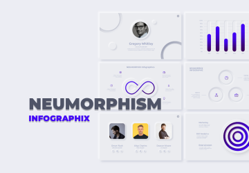 Neumorphism Infographic - cover