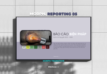 Bộ Báo Cáo Biện Pháp / Dự Án 05 – PowerPoint Reporting Templates Cover