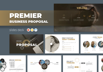 Premier Business Proposal cover