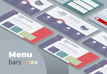 Menu Bars Infographic cover